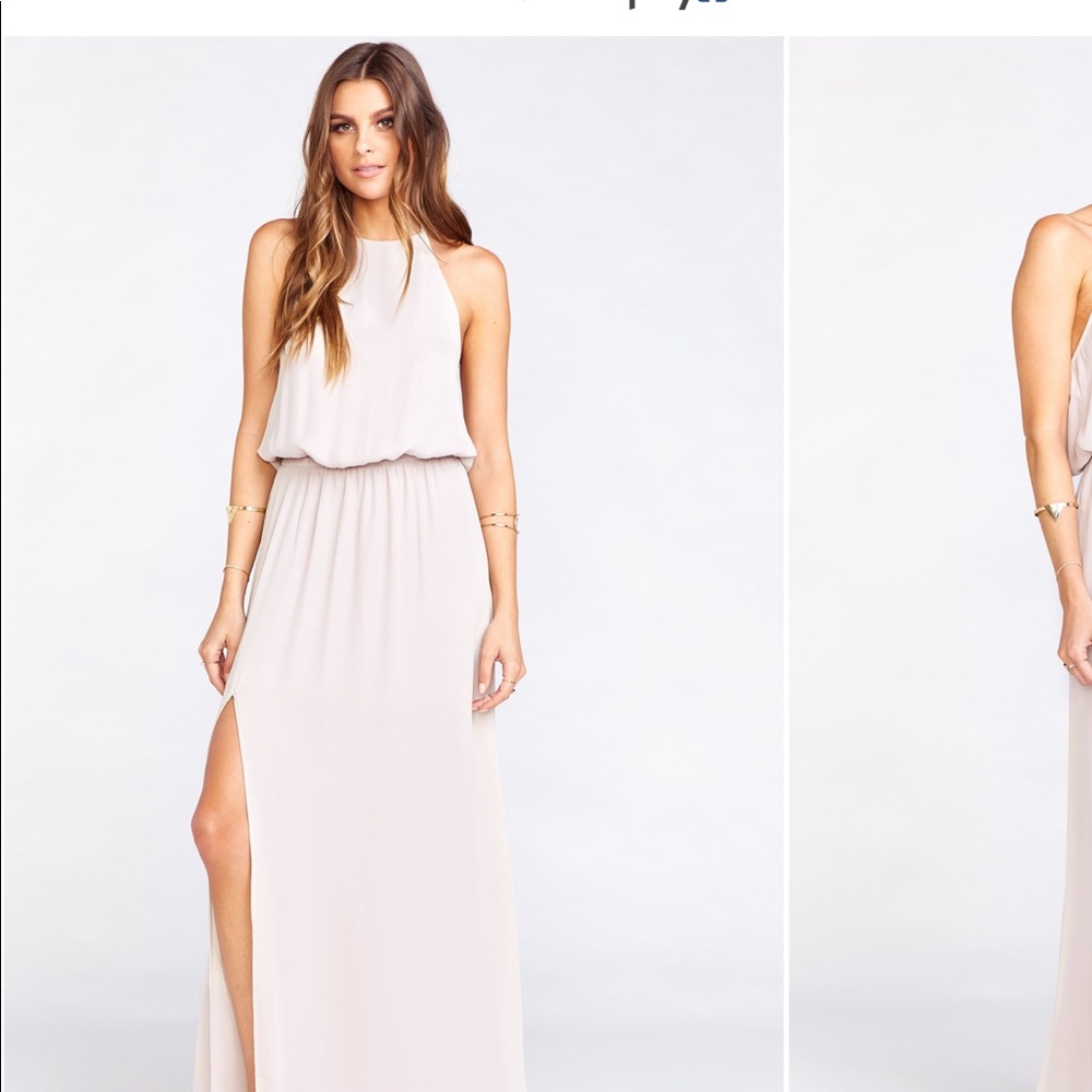 Show me your mumu heather halter dress